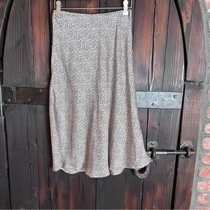Sienna Sky satin animal print skirt S